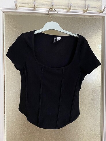 H&M kadın korse bluz