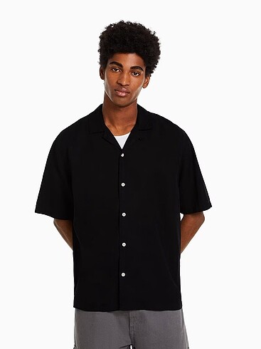 Bershka Rustik Relaxed Fit Gömlek