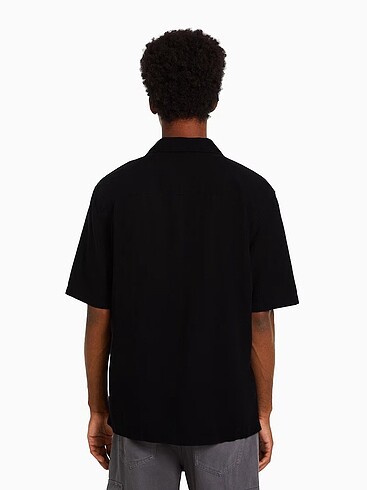 m Beden Bershka Rustik Relaxed Fit Gömlek