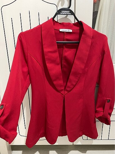 Diğer Kırmızı Blazer Çeket