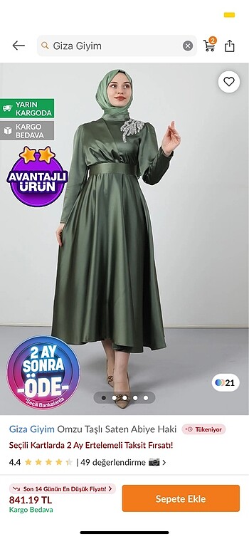 Abiye elbise