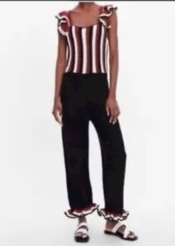 Zara örgü tulum - Görsel 3