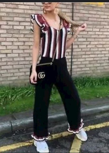 Zara örgü tulum - Görsel 4