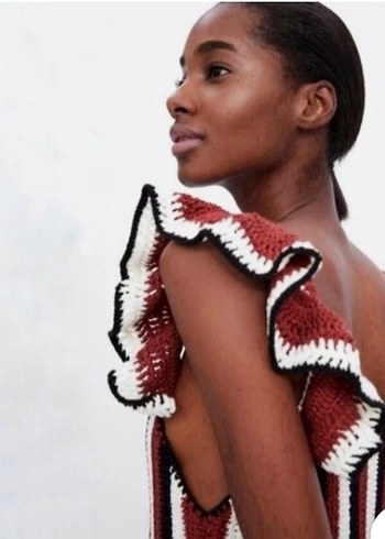 Zara örgü tulum - Görsel 12