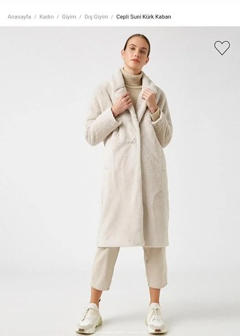 Koton kürk manto - Görsel 3