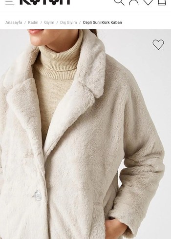 Koton kürk manto - Görsel 6