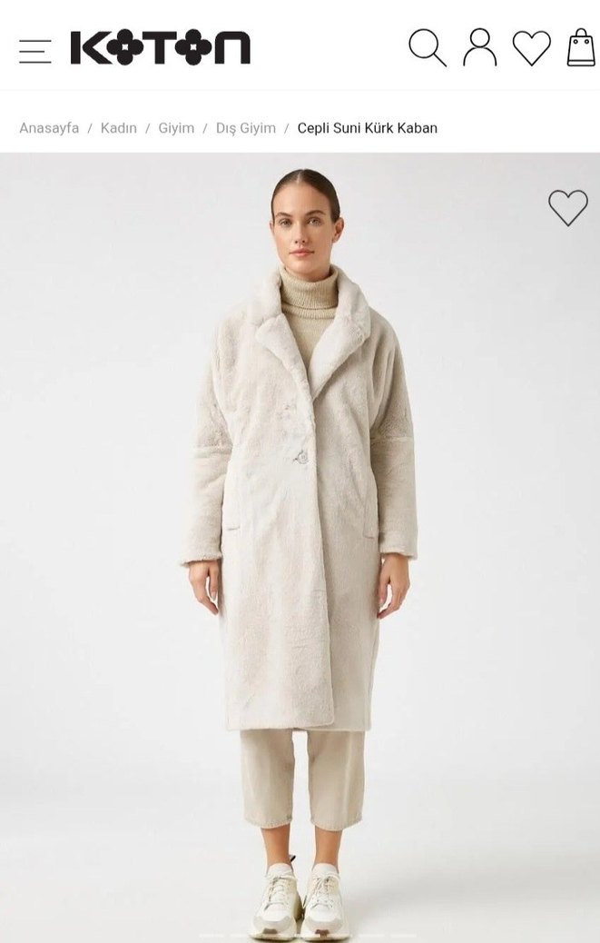 Koton kürk manto - Görsel 4