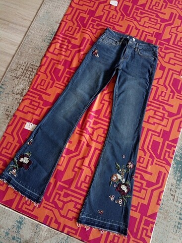 Zara Zara Bol paça kot pantolon