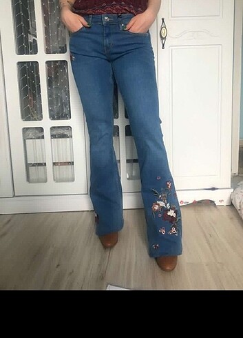 Zara Bol paça kot pantolon 