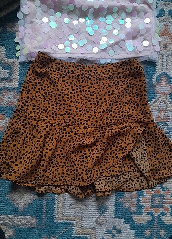 Stradivarius şort etek  - Görsel 7