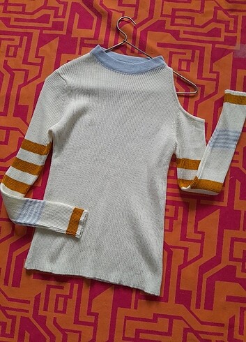 TRENDYOL tek omuzu açık triko - Görsel 5