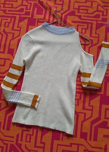 TRENDYOL tek omuzu açık triko - Görsel 6