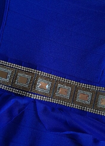 Straplez elbise - Görsel 5