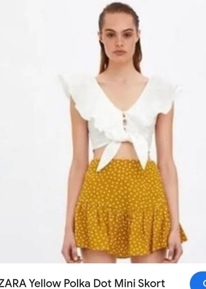 Zara şort etek  - Görsel 4