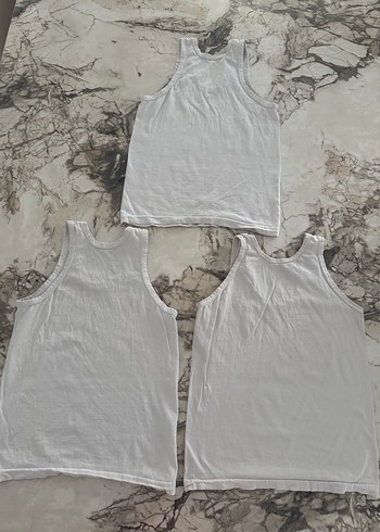 Erkek çocuk kolsuz pamuklu atlet fanila 8 yaş  - Görsel 2