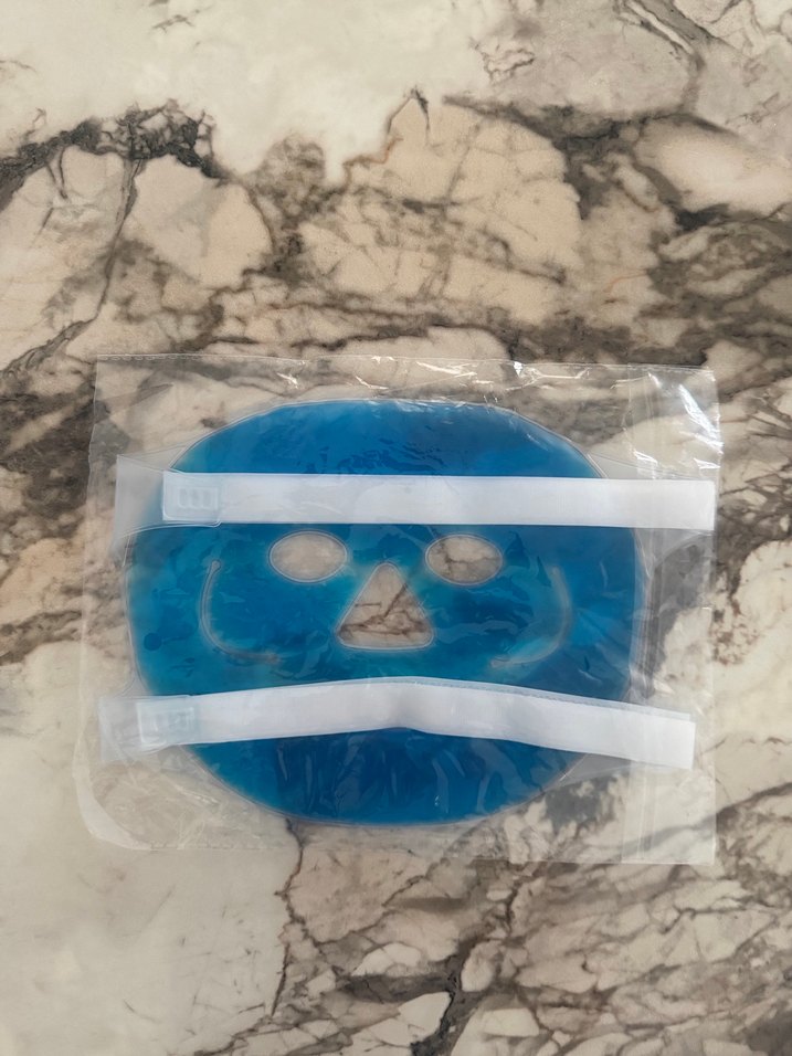 Mavi Soğuk Jel Yüz Maskesi  - Görsel 2