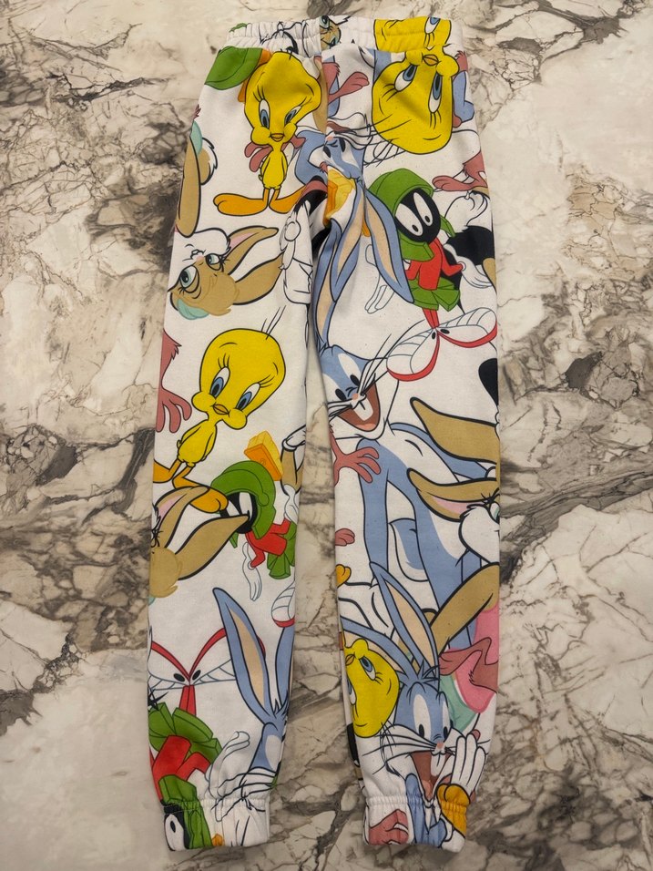 Renkli Çizgi film Karakterleri Baskılı Eşofman Altı - Görsel 2