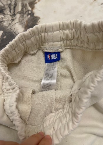 Beyaz NBA nakış baskılı eşofman altı 11 12 yaş - Görsel 4