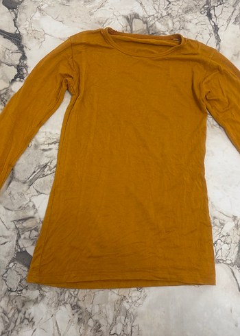 Hardal sarısı 2 adet penye tişört badi - Görsel 4