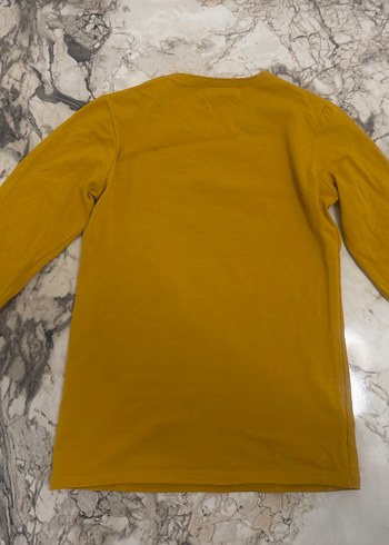 Hardal sarısı 2 adet penye tişört badi - Görsel 3