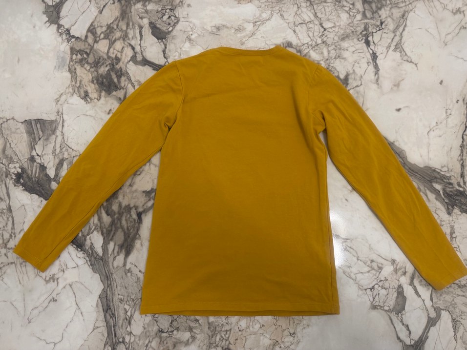 Hardal sarısı 2 adet penye tişört badi - Görsel 3