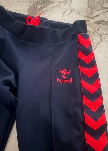 Hummel lacivert, şerit detaylı Eşofman altı - Görsel 3