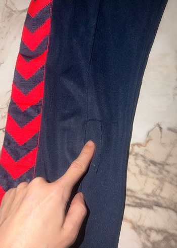 Hummel lacivert, şerit detaylı Eşofman altı - Görsel 6