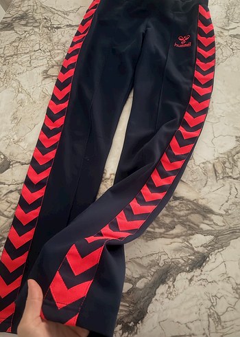 Hummel lacivert, şerit detaylı Eşofman altı - Görsel 2