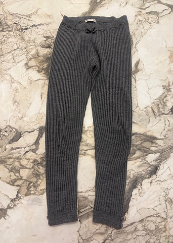 DeFacto gri renk triko tayt yumuşacık 9 10 yaş - Görsel 2