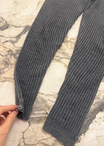 DeFacto gri renk triko tayt yumuşacık 9 10 yaş - Görsel 3