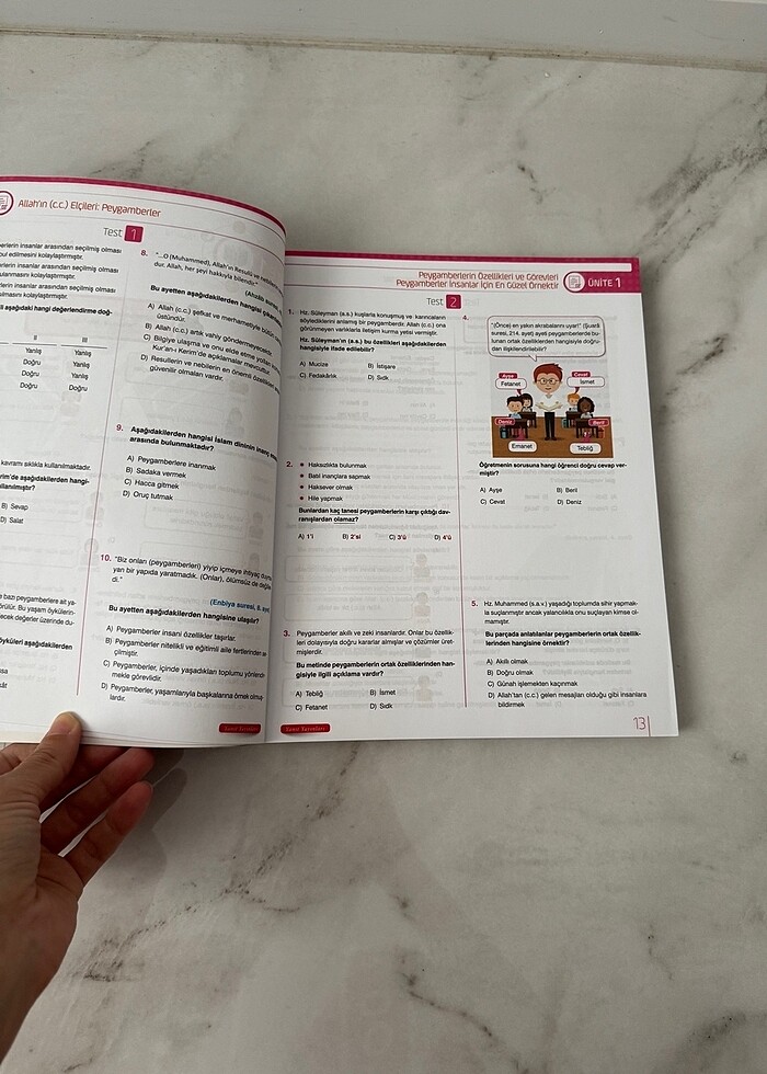 6. Sınıf Fen Bilimleri, Din Kültürü ve Ahlak Bilgisi Soru Bankas - Görsel 4