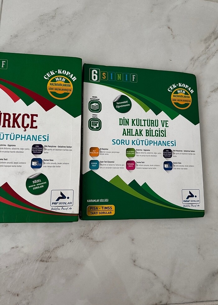 6. Sınıf Matematik Türkçe Din Kültürü ve Ahlak Bilgisi Soru kütü - Görsel 3