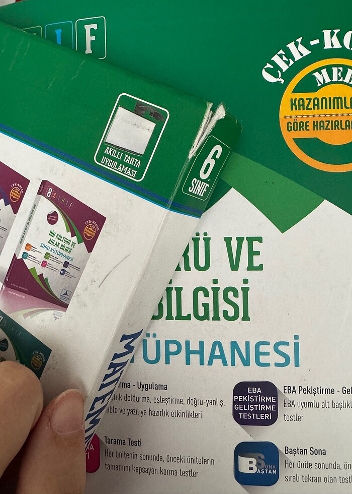 6. Sınıf Matematik Türkçe Din Kültürü ve Ahlak Bilgisi Soru kütü - Görsel 5