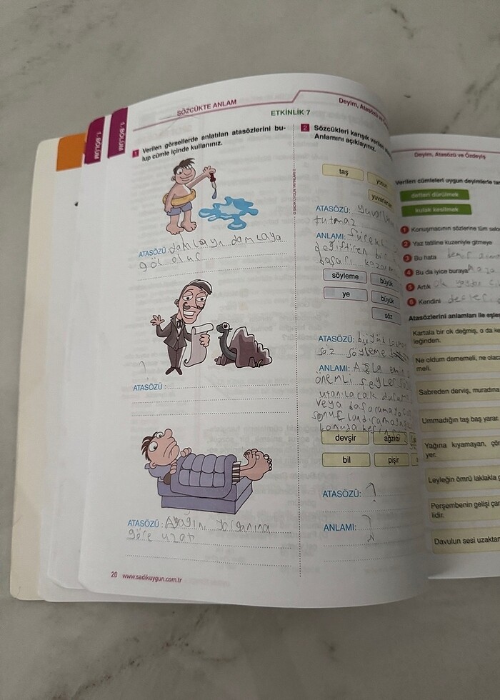 6. Sınıf Türkçe Soru Bankası Uygun yayınları - Görsel 3