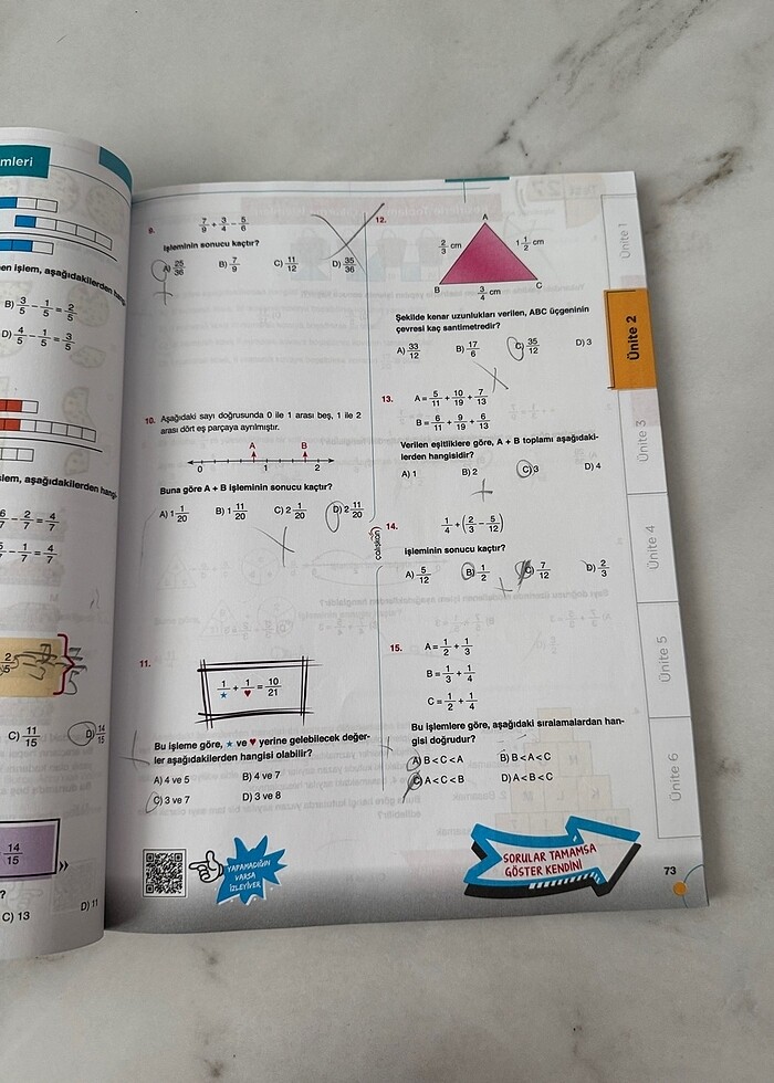 6. Sınıf Matematik Soru Bankası Göster Kendini - Görsel 3