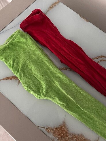 6 7, 8 9 yaş içlik yeşil ve kırmızı - Görsel 2