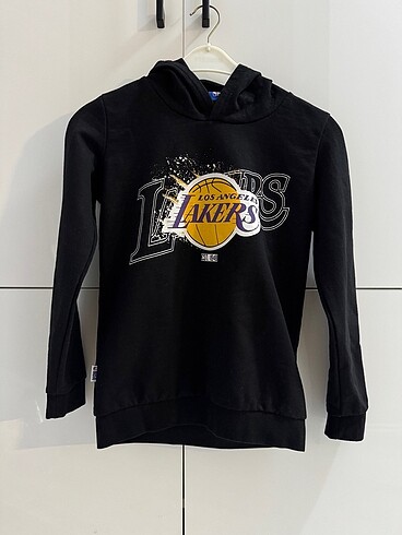 Defacto NBA LOS ANGELES LAKERS siyah sweatshirt 10 11 yaş.