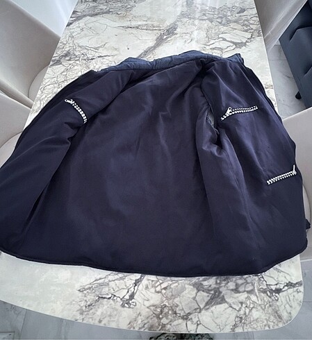 Büyük beden kot kumaş kışlık yelek XL XXL - Görsel 4