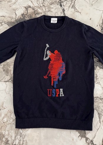 Orijinal Polo lacivert triko kazak - Görsel 2