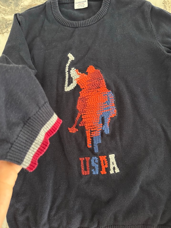 Orijinal Polo lacivert triko kazak  - Görsel 5