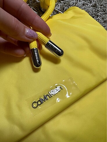  Beden sarı Renk Calvin Klein ORİJİNAL Çanta Yeni etiketli