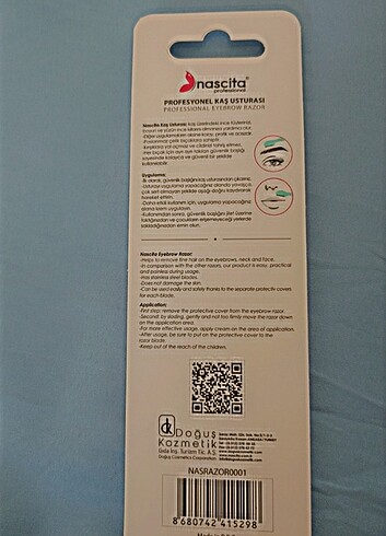 Diğer Nascıda Profesyonel Çiftli Kaş Usturası