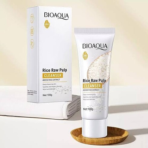 Bioaqua Pirinç Özlü Yüz Temizleme Jeli