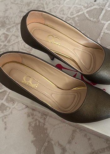 Hotiç Bronze Deri Stiletto