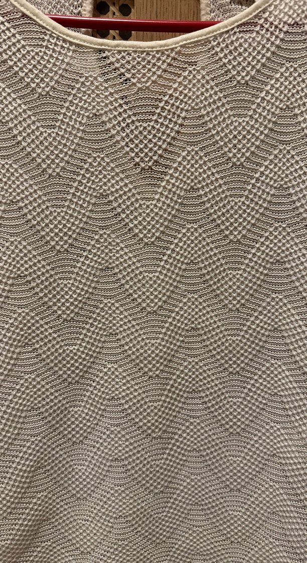 Ekru Örme Kısa Kollu Kadın Bluz - Görsel 3