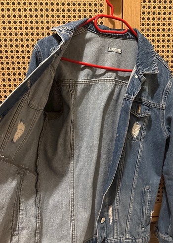 DEFACTO JEANS Mavi Kadın Denim Ceket - Görsel 5