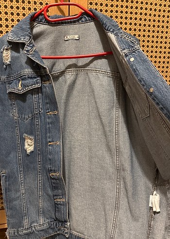 DEFACTO JEANS Mavi Kadın Denim Ceket - Görsel 4