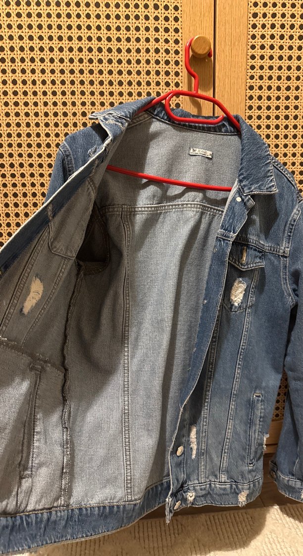 DEFACTO JEANS Mavi Kadın Denim Ceket - Görsel 5