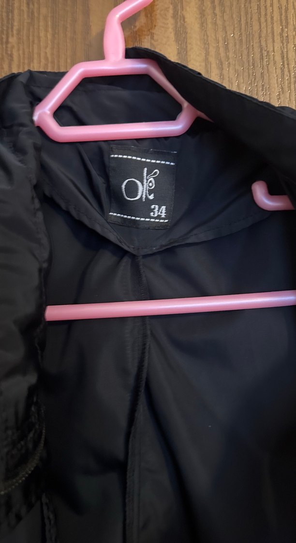 Koton Ole Siyah Yağmurluk - Görsel 4