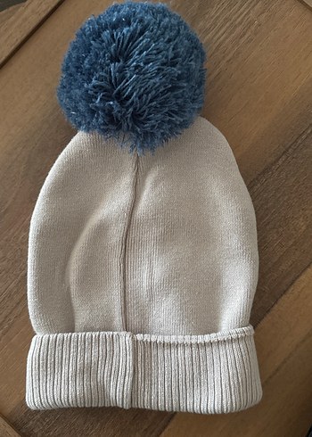 0-3 Ay Nakışlı Erkek Çocuk Gri Örgü Bere - Görsel 2